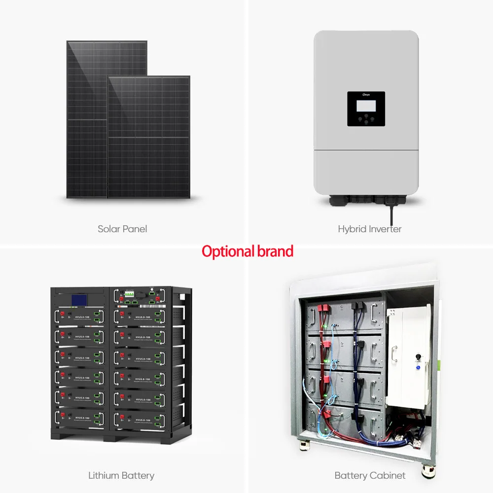 Hybrid Solar System 30kw 40kw 50kw 60kw All in One Inverter and Lithium Battery Home 100kw Home Solar Battery Storage Systems