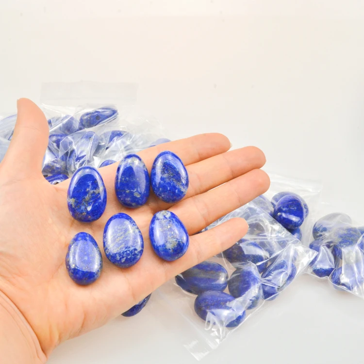Lapis Lazuli грушевидную форму кулон пробурены и сушить в стиральной машине камень 30 мм Ювелирные изделия для мужчин женщин оптовая продажа натуральный Лазурит