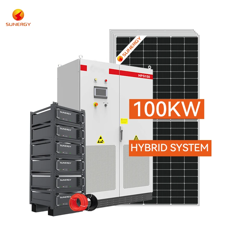 Commercial 50KW 100KW 150kw 200kw on Grid Solar Energy System Tied Power Plant Project