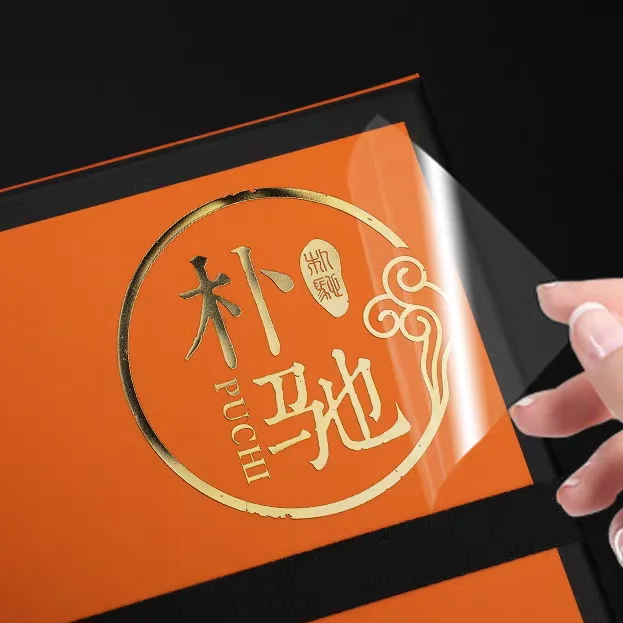 Factory Custom Aluminum Bottle Metal Sticker Adhesive Metal Labels Foil Embossed Sticker