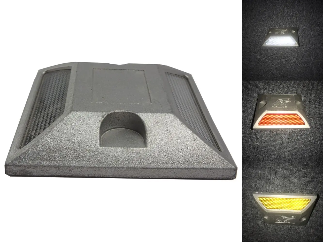 Aluminum road marker road reflective aluminum cat eye road stud (KT303)