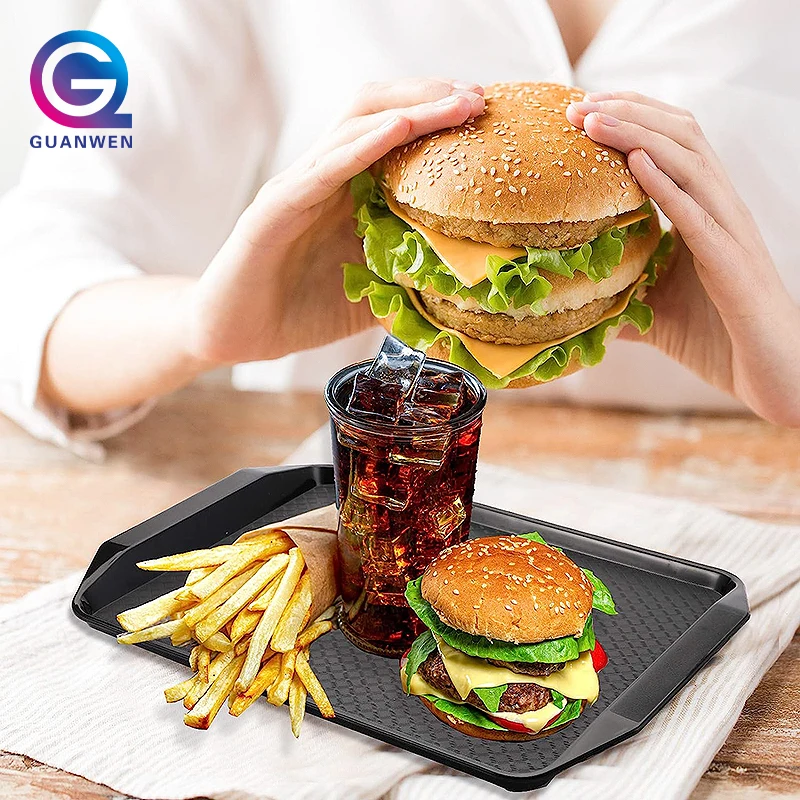 Restaurant Plastic Serving Trays For Fast Food Serving Trays