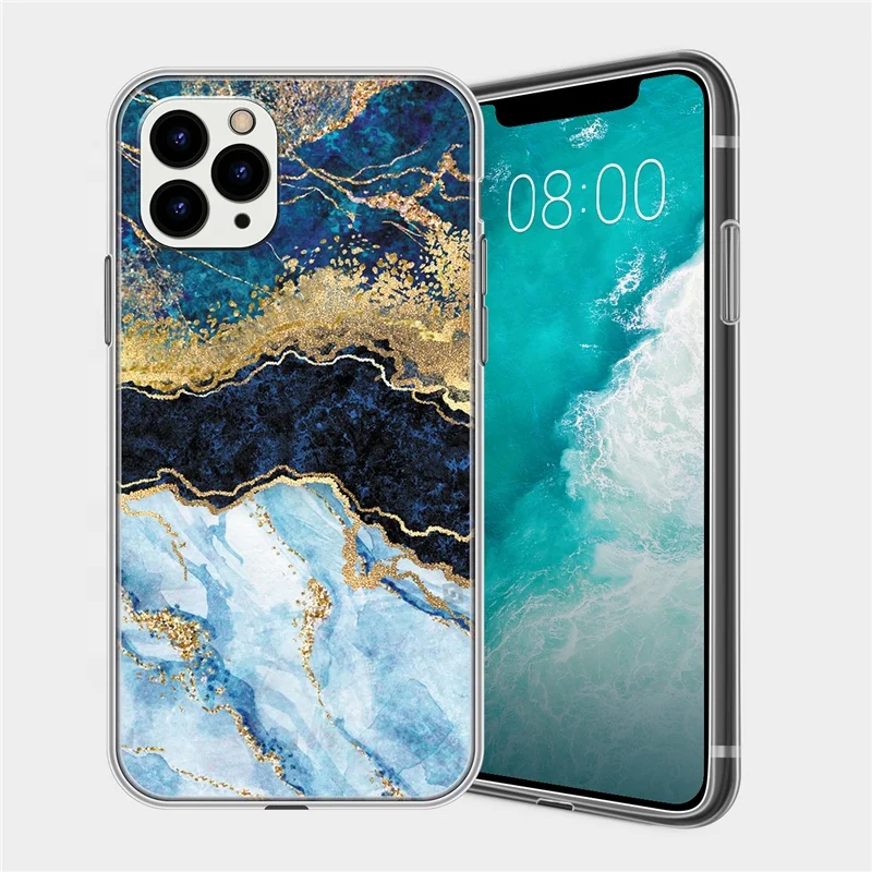  2 в 1 изготовленный на заказ противоударный чехол для телефона iphone xs max xr 5678plus 11pro 12 se2021 мраморный