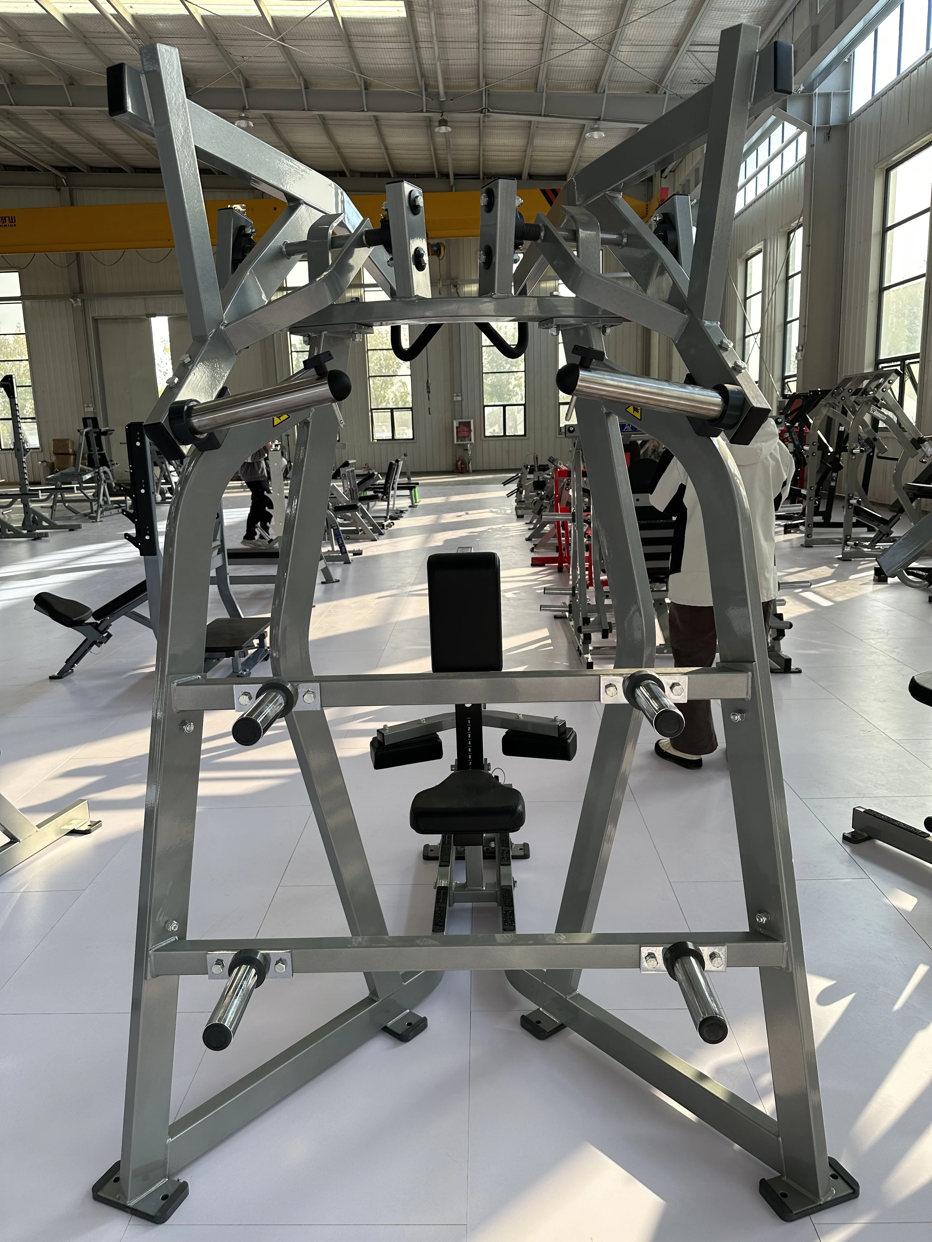Высококачественное коммерческое Iso-Lateral Dezhou оборудование для фитнеса пластина загруженная High Row тренажерного зала