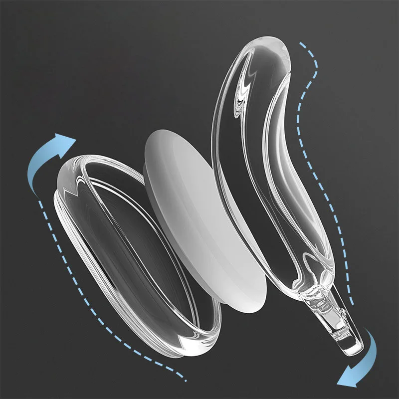 Medome for airtag transparent TPU all-inclusive case for iphone locator anti-lost tracker all-inclusive silicone keychain