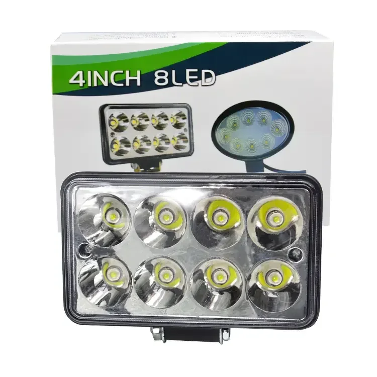 High Lumens 4X4 24w auto lighting system auto accessories LED work driving fog laser light