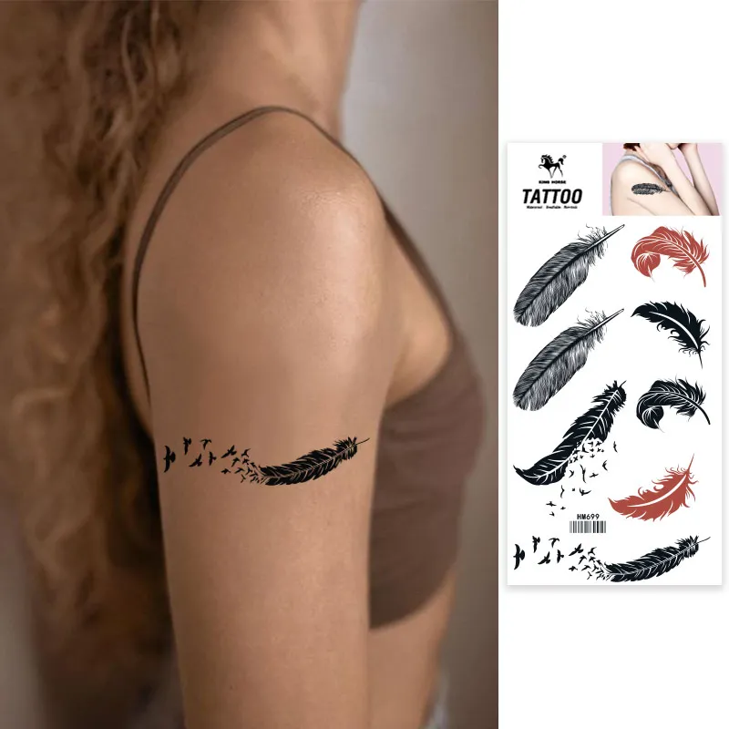 Wholesale Realistic High Quality Waterproof Temporary Tattoo Different Body Art Designs Long Lasting Tattoo Stickers