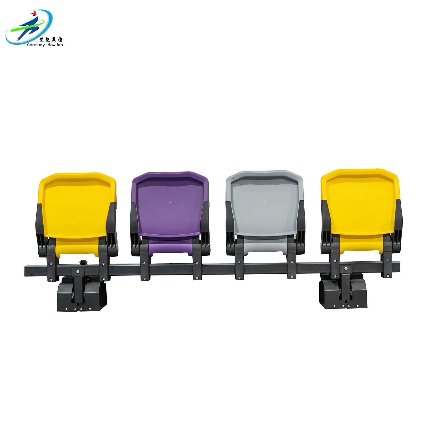 Professional PP Outdoor Sport Stadium Steel Bleachers Seats