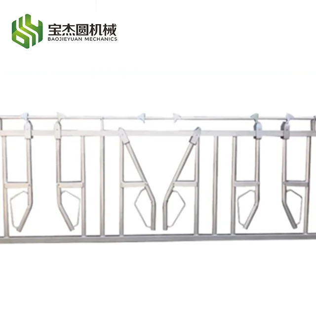 Factory price cow farm equipment high quality durable cow neck lock easy clean cattle headlock