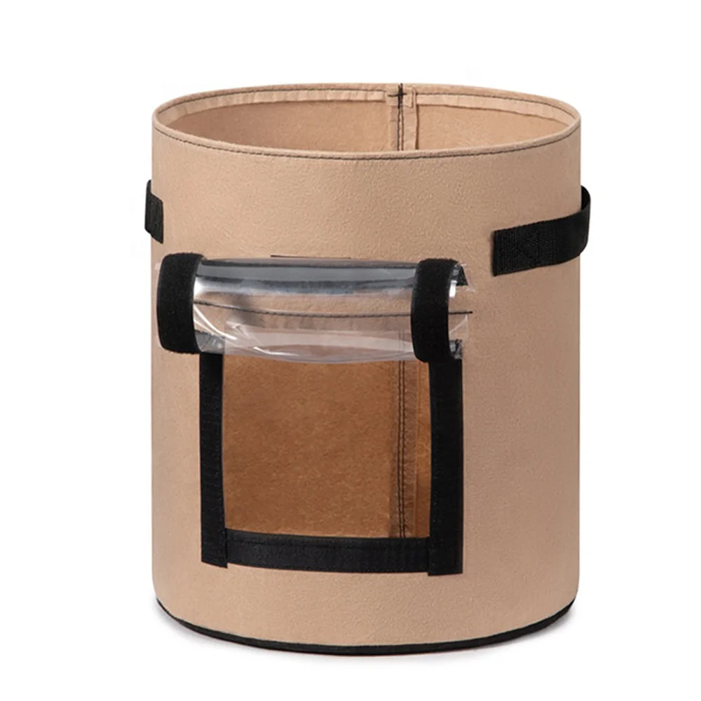 Cheap Customized 1 3 5 7 10 20 30 50 100 200 Gallon Planter Grow Bags Aeration Pots Garden Potato Felt Fabric Plant Grow Bags