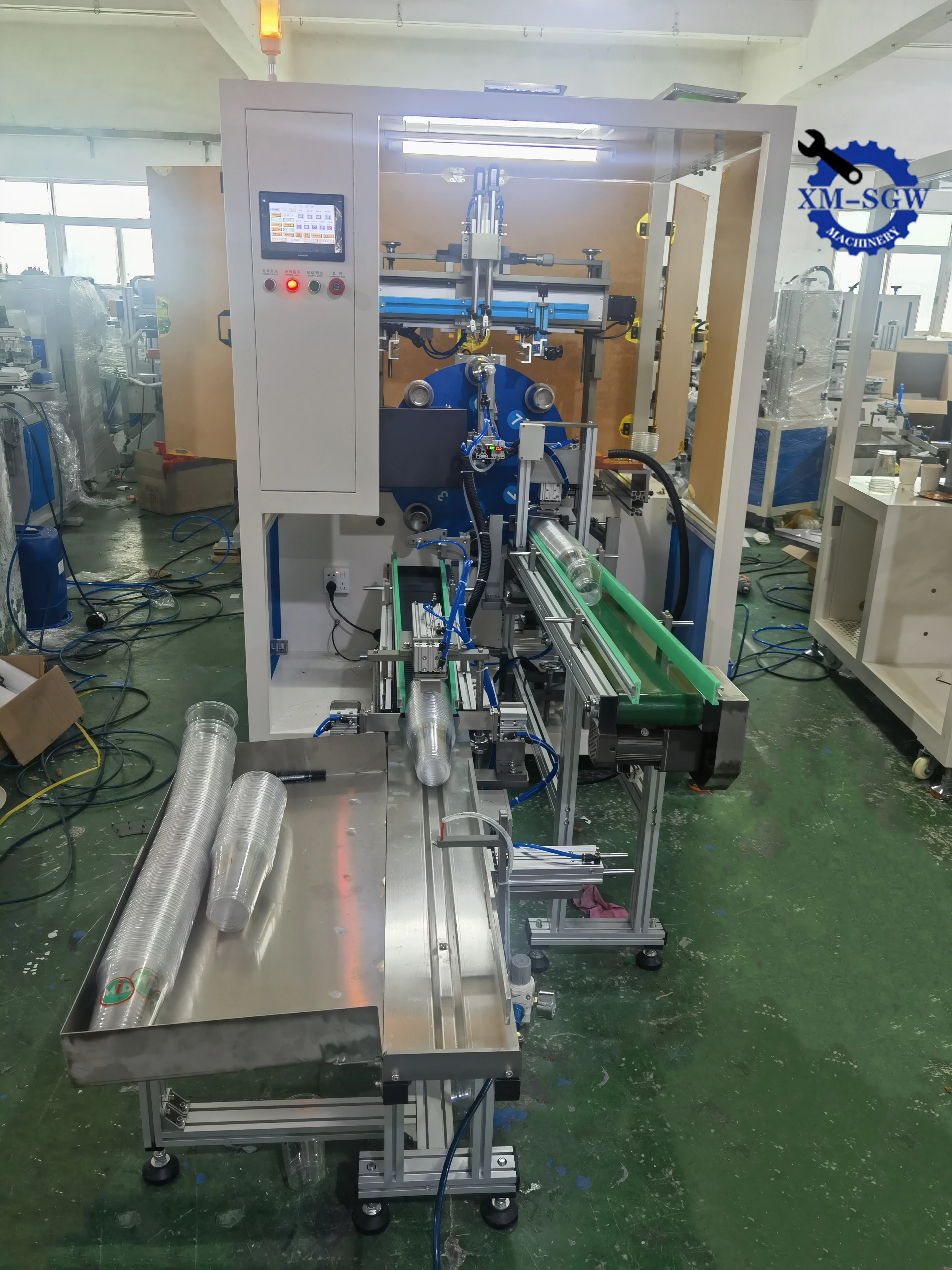 Automatic Coffee Cup Printing Machine Paper Cup Silk Screen Printing Machine Plastic Bottles Printer Multi Colour Bottle Printer