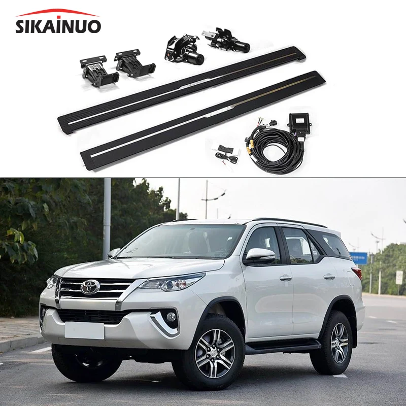 exterior accessories for car auto parts spare parts electric step board fortuner side-step