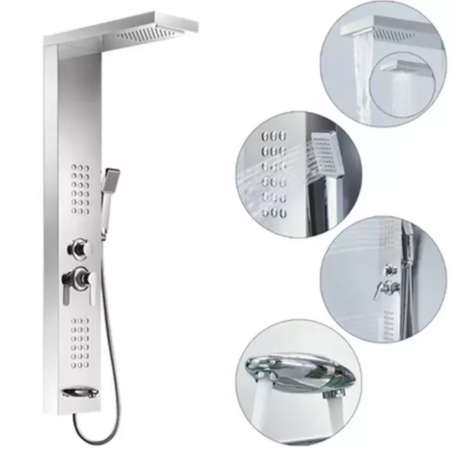 Shower panel factory price shower set bathroom wholesale commercial multifunctional modern bathroom shower