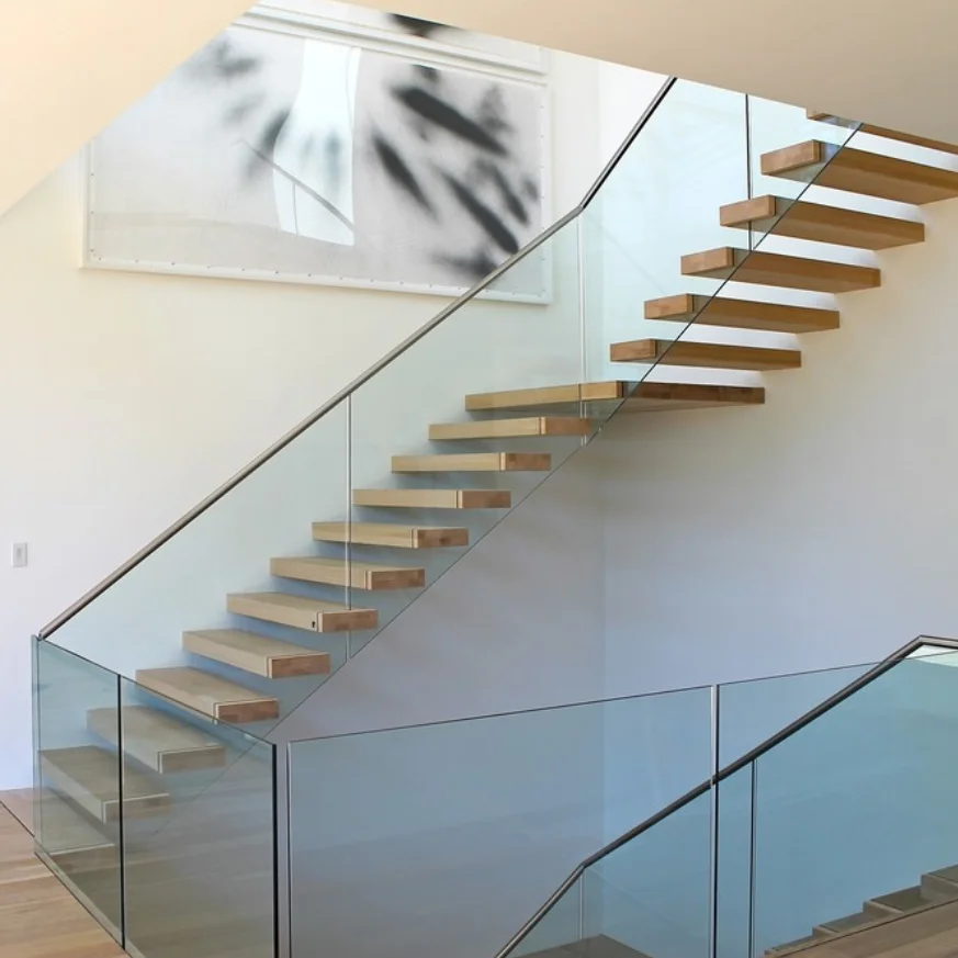 Timber Loft Staircase Floating Metal Home Marble Staircases