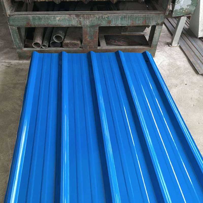 Prime Quality 0.55mm corrugate sheet roof Corrugated PPGI Color Coated Corrugated Steel Roofing Plate for Building Construction