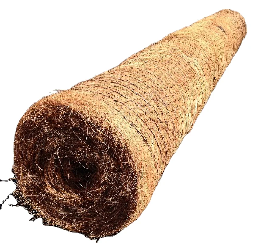 Custom Size Cut to Size Natural Outdoor Coconut Fiber Coco Coir Doormats Roll
