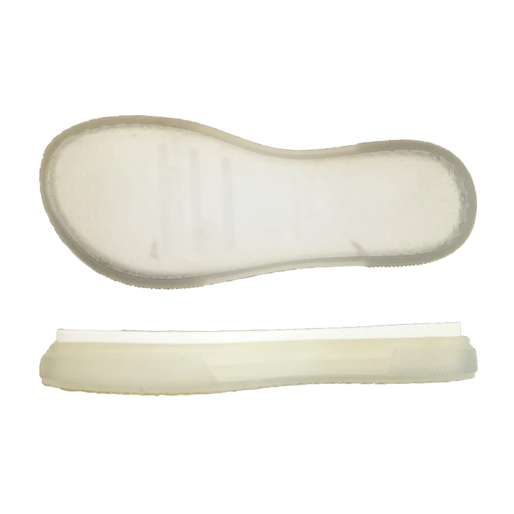 2020 new products fashion casual ultralight high elasticity transparent PU plus rubber outsole for sandal