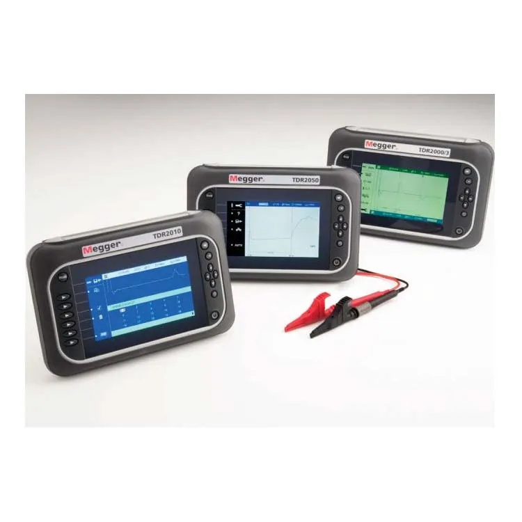 Megger TDR2000/3  Dual Channel Comm s - Compact Time Domain Reflectometer (Cable Fault Locator) with Mini-Clip Test Leads