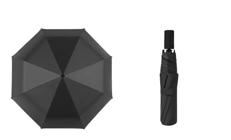 custom logo print windproof 3 fold mini umbrella sun umbrella