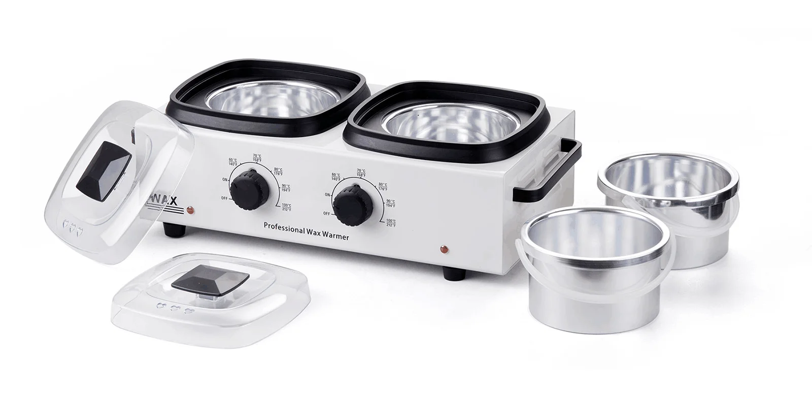 factory manufacturer metal paraffin wax warmer double pot hair removal wax bean heating machine for oem service