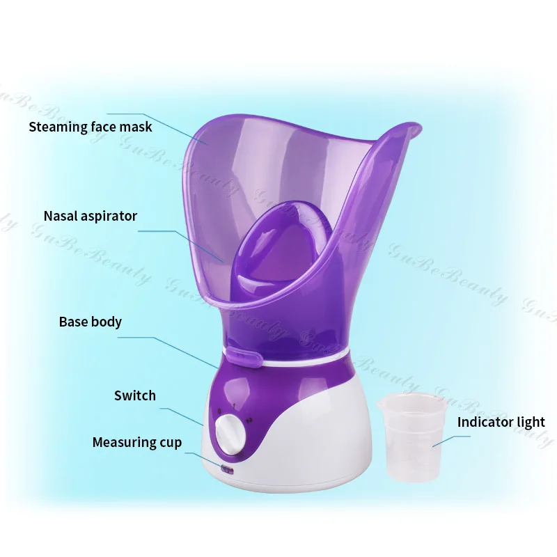 Gubebeauty high-quality modern facial steamer skin steamer spa luxury steamer facial to skin care for homeuse with FCC&CE