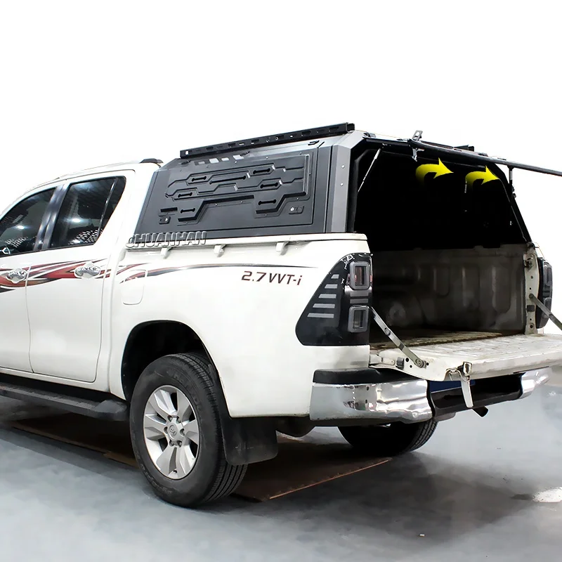 Pickup canopy Truck Steel Hard Top Bed Cover Aluminum Alloy ute hilux canopy for Toyota Hilux Revo isuzu dmax