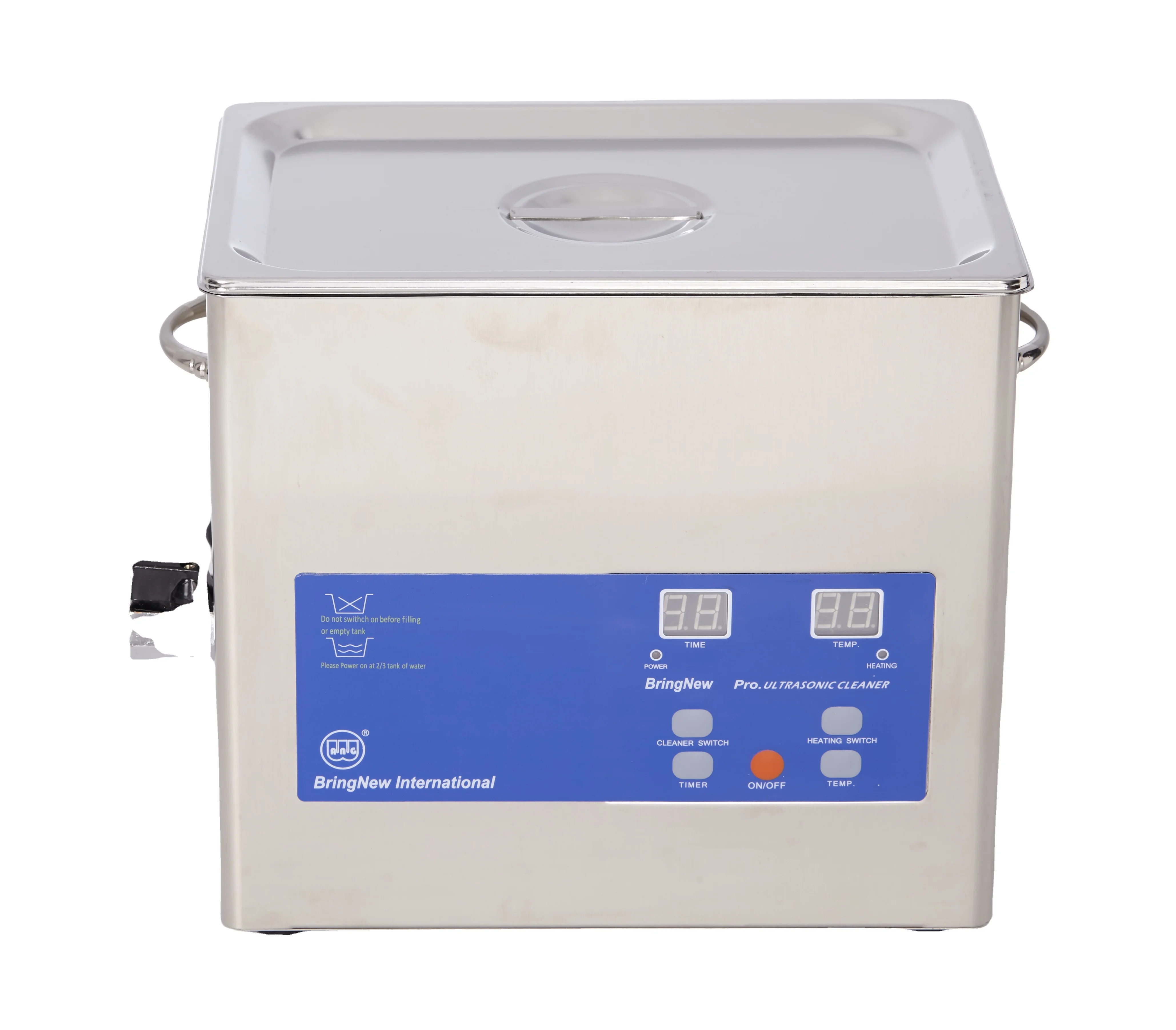 China Manufactory Industrial ultrasonic cleaner 10L Stainless Steel Ultrasonic Parts Cleaner Machine with Timer & Heater