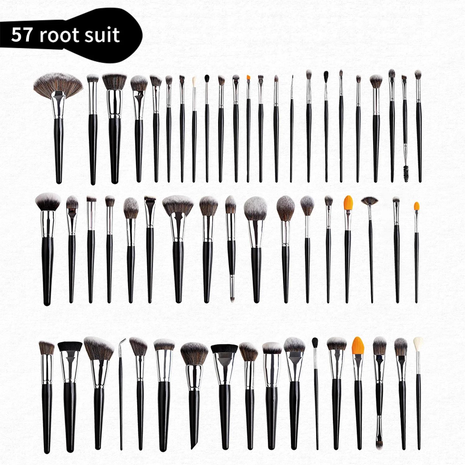 YRX 30pcs Wholesale High Quality Private Label Makeup Brush Set Foundation brow brush Professional Makeup Brush set