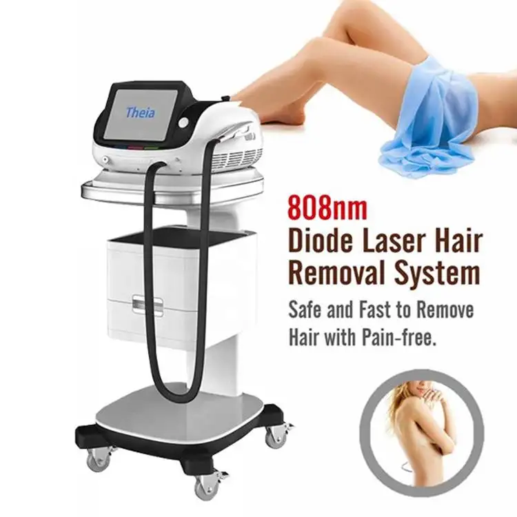 
808 Diode Laser Hair Removal Permanently Equipment Machine Fiber Coupled Diode Laser Hair Removal Machine 