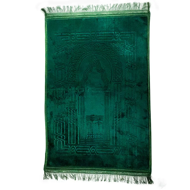 Prayer Rug Muslim Islamic Prayer  Mat Thickening Muslim Prayer Rug Anti-skid Blanket