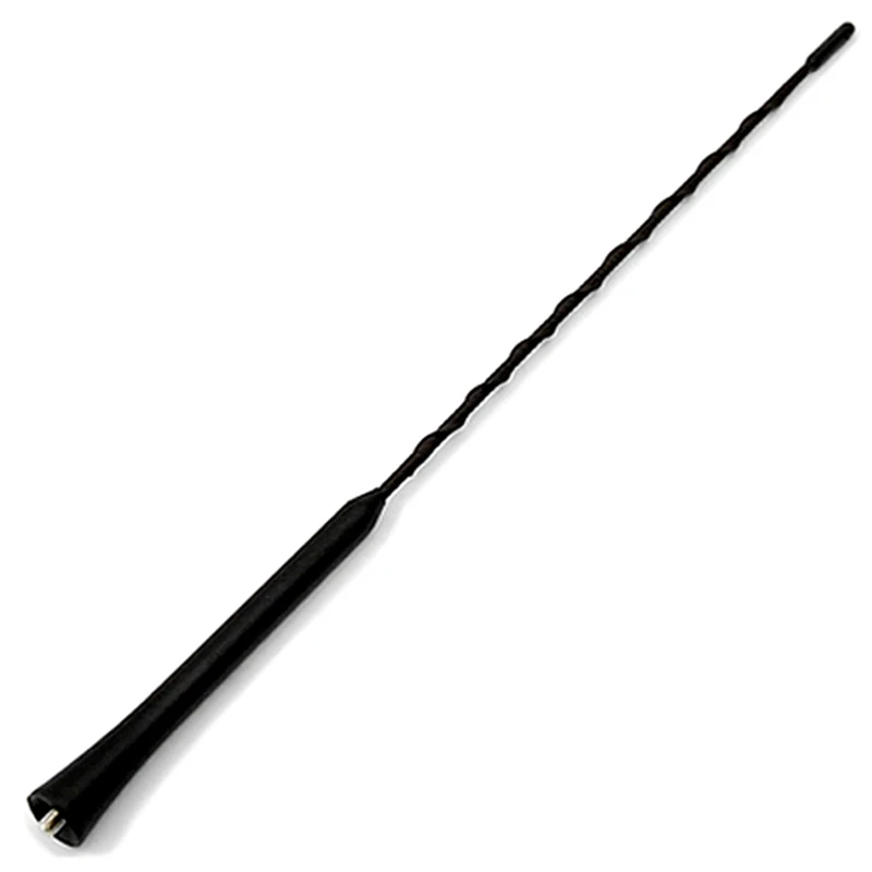 
Runmade Mast Whip Car Auto Radio Antenna Car Aerial Marine Black Plastic 16 Inch Antenna Kit 
