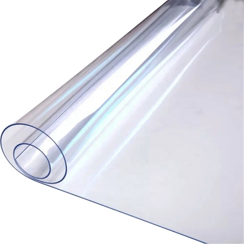 Waterproof transparent vinyl Clear PVC and TPU  colored transparent film vinyl use for outdoor product, bag