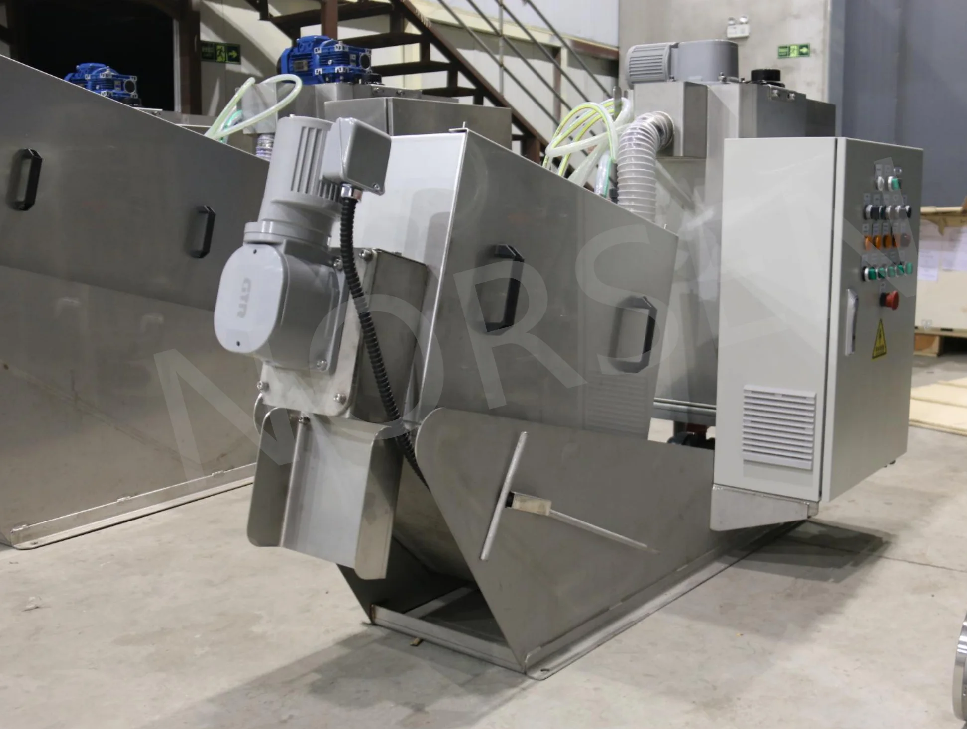 Sludge Dewatering Press Screw type  Dewatering Sludge Press Machine