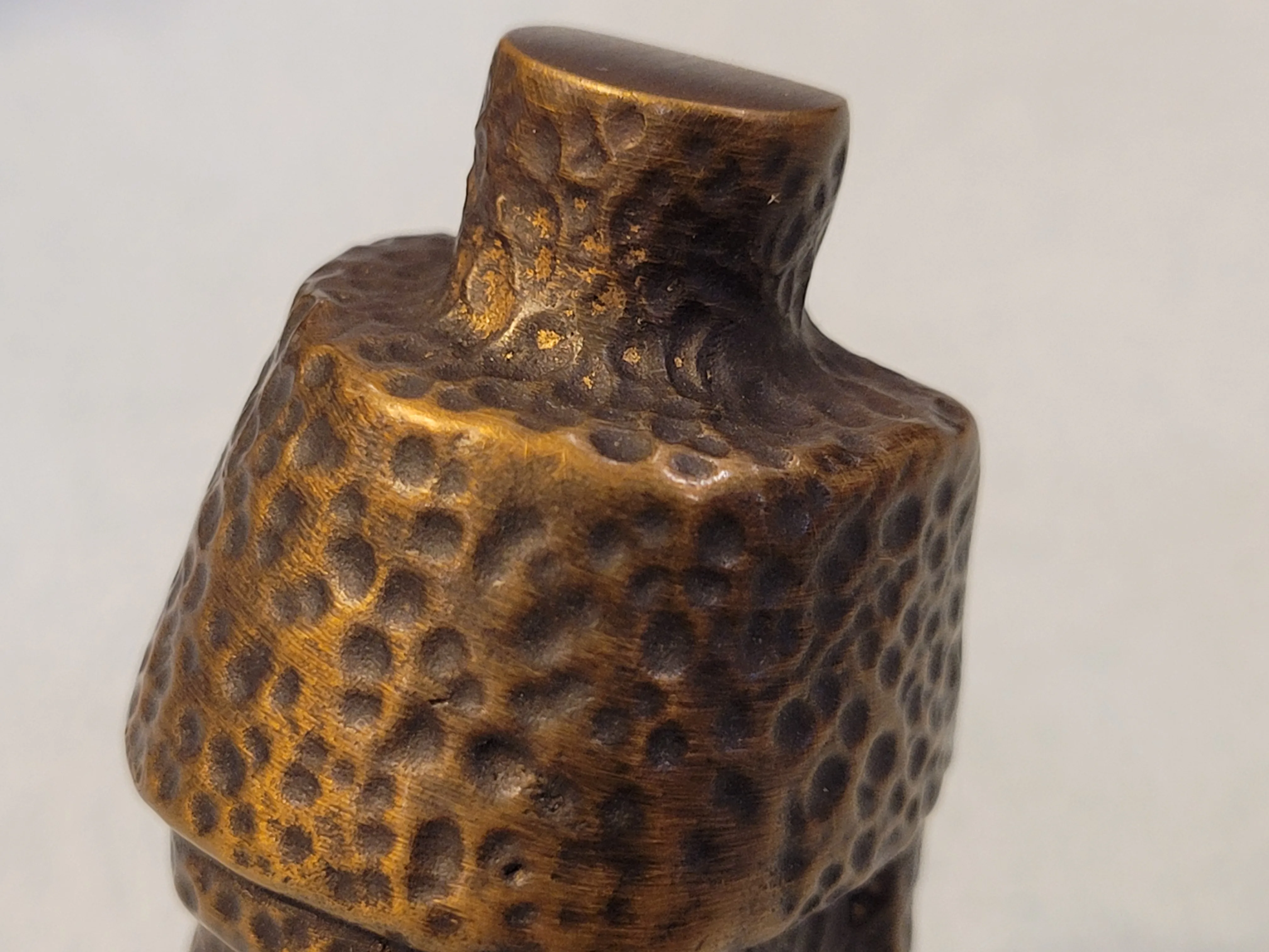 Brass home decoration Easter Island statue Copper art craft