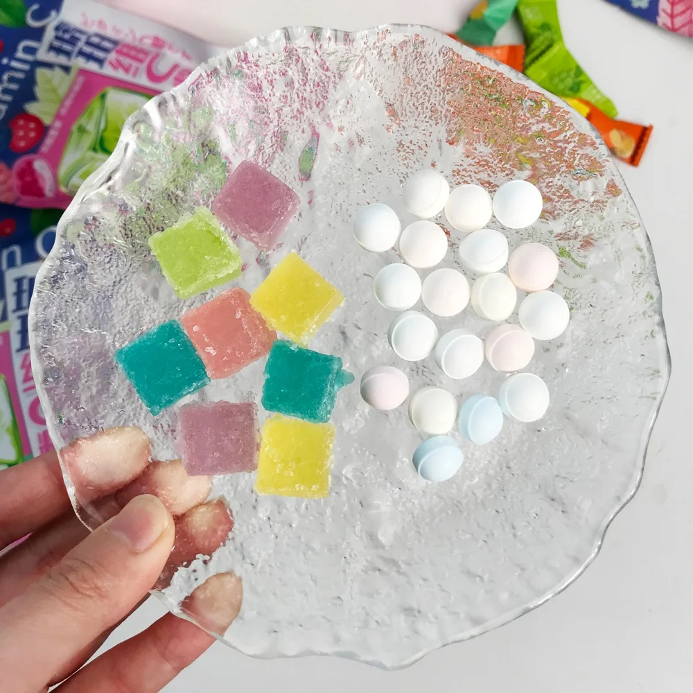 Mixed Flavor Cube Gummy Jelly And Pressed Mint Sugar Free Candy