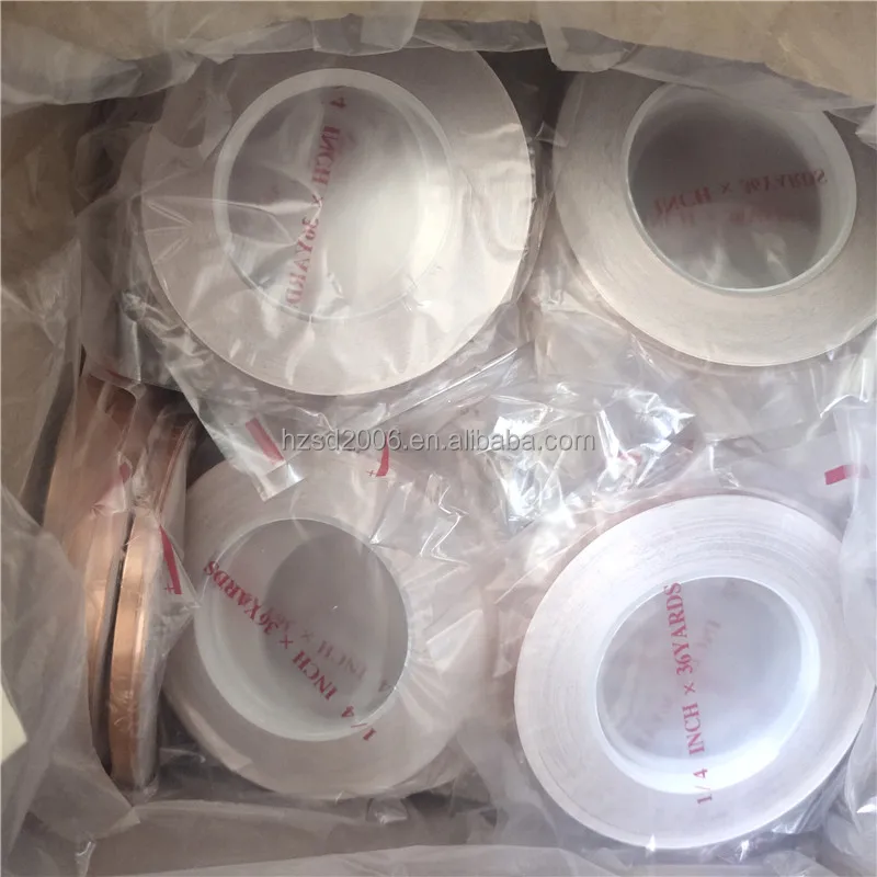 Copper foil for tin solder glass work for 1 Mil and 1.25 Mil thickness