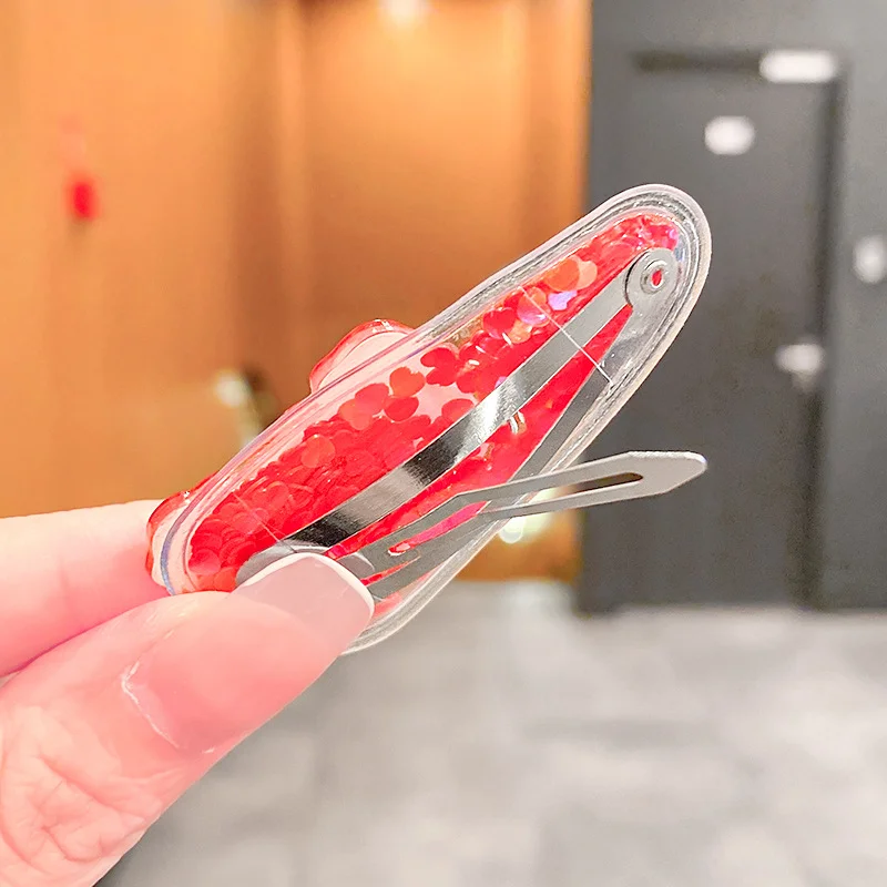 Kids cartoon animal flower bowtie shaped kids baby fashion hair accessories spring metal hair clip