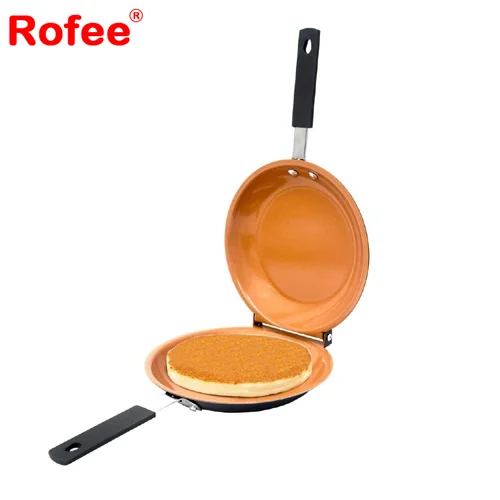 Nonstick cookware sets multi baking square fry pan BBQ double sided grill pan