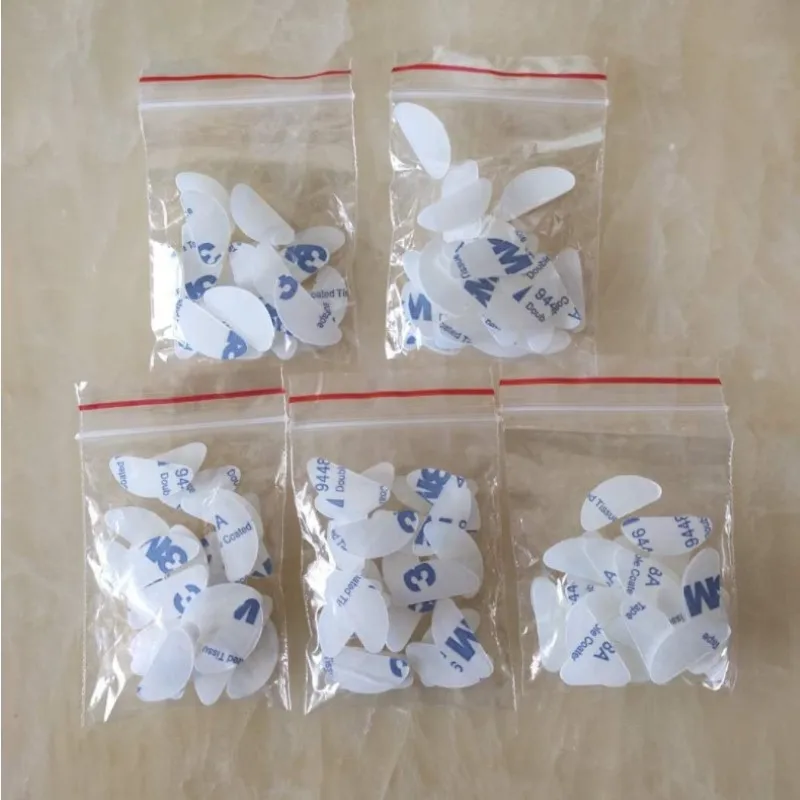 Hot Sale size 19*8*1mm D Shape Non Slip heightening Adhesive Silicone Nose Pads for sunglasses