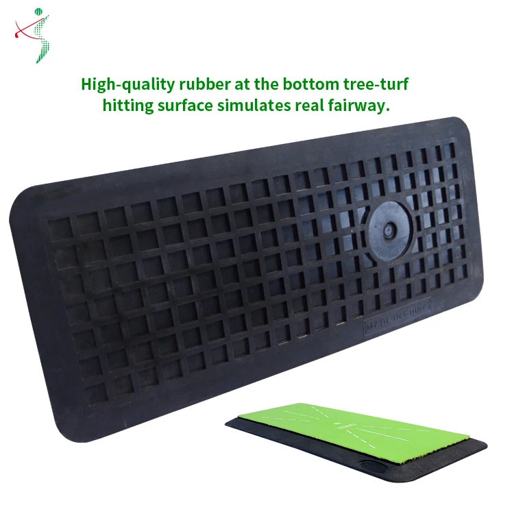 Amazon Hot Sales Mini Golf Hitting Mat For Golf Swing Training Swing Detection Batting Golf Mat