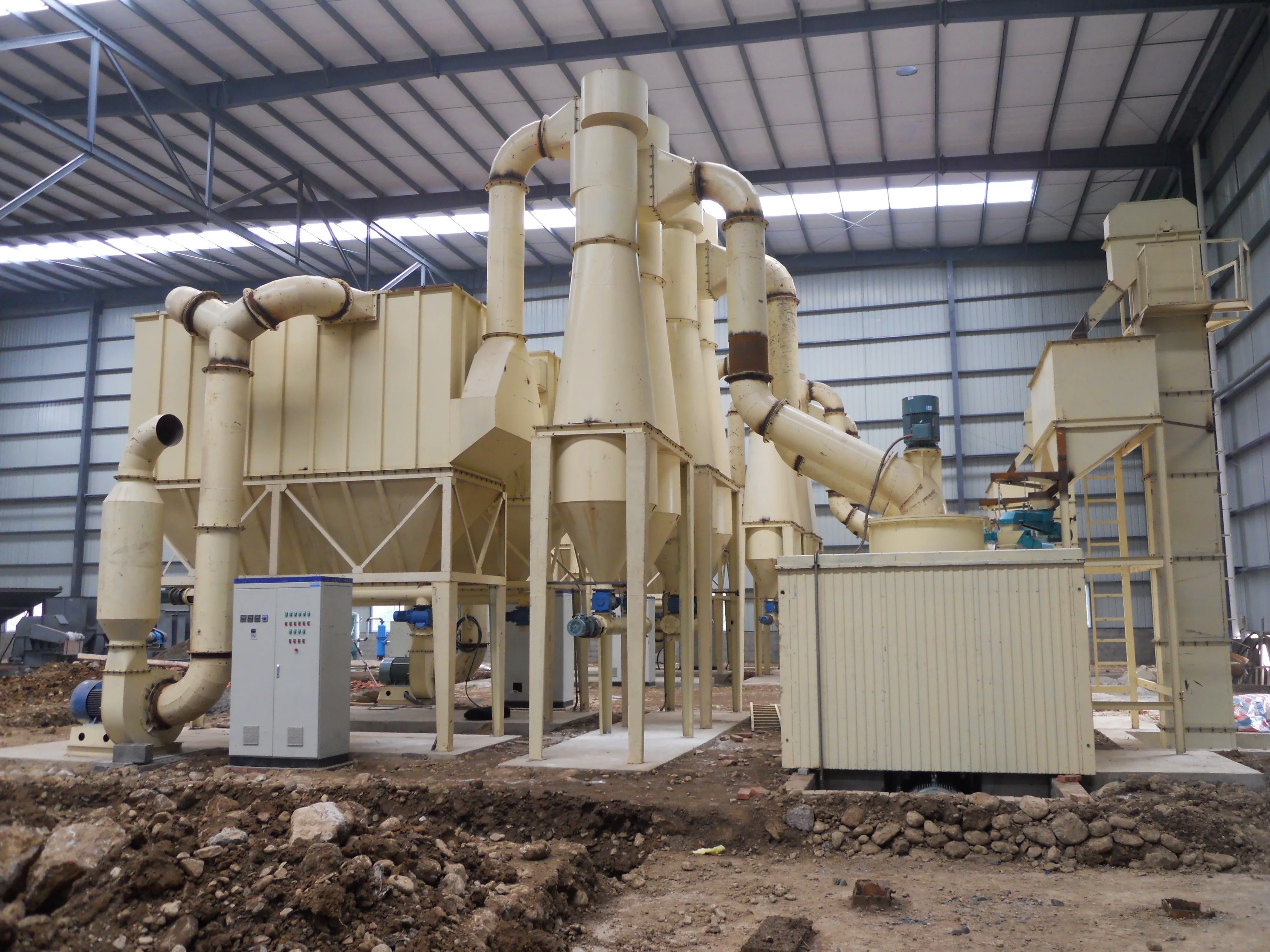 3-25tph Limestone Powder Grinding Mill Machine Discounted for Mining With Core Components Motor Engine Bearing PLC