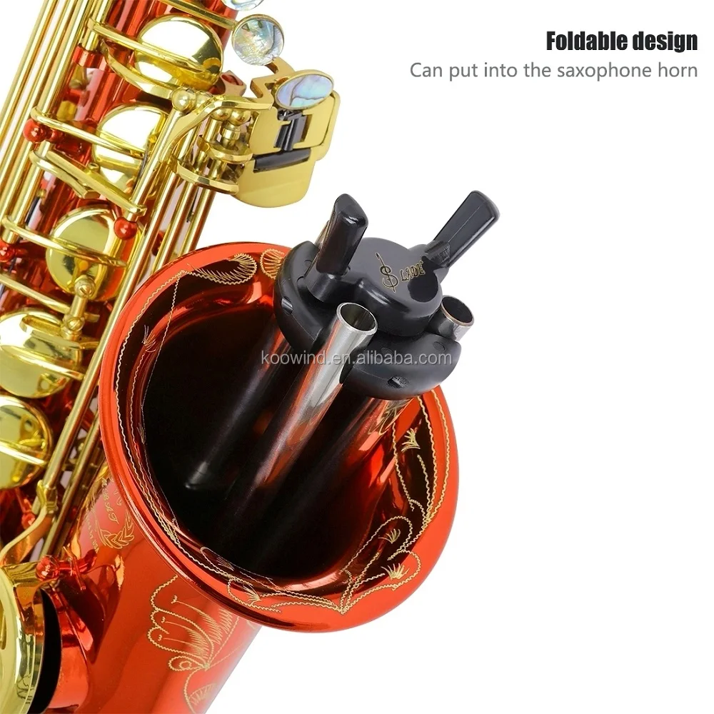Портативный Регулируемый кронштейн Sax из нержавеющей стали с кожаным