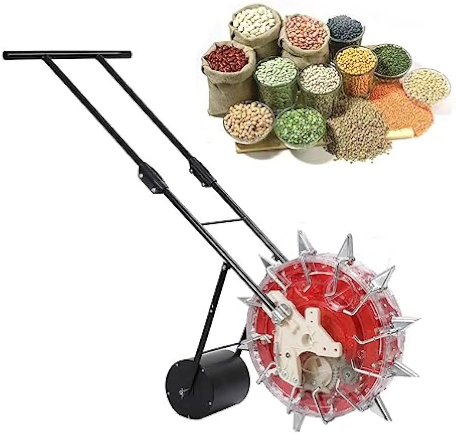 Chinese  Hand Planter Seeder Hand Push Transplanters Small Bean Peanut Seeding Planter Manual Seeder