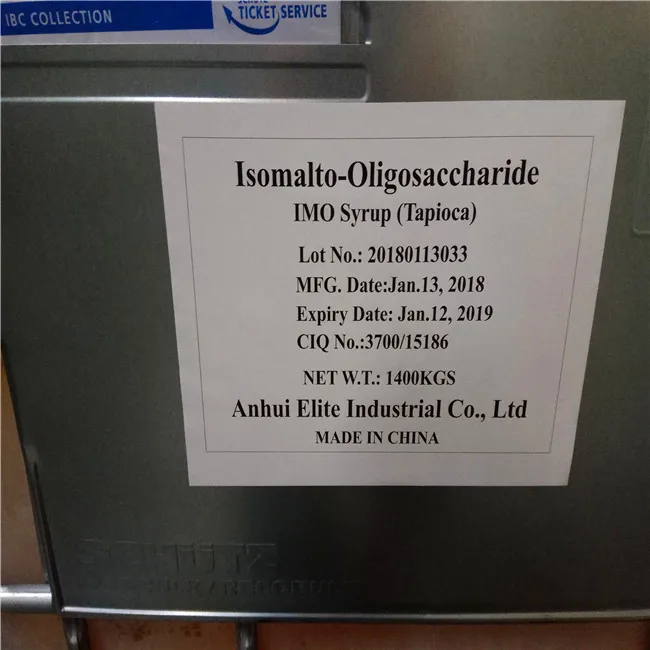 
isomalto-oligosaccharide IMO Syrup made from Non-GMO Corn or Tapioca 