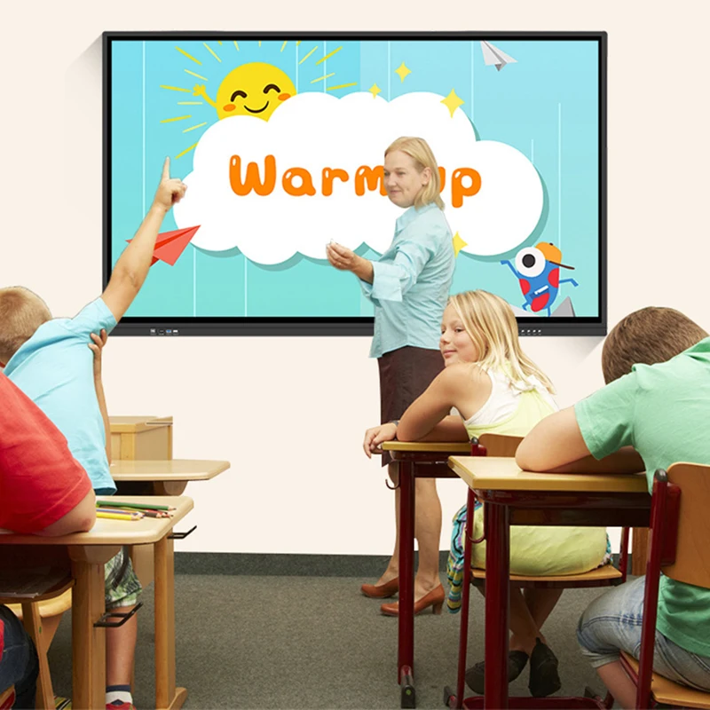 Фабрика обслуживания 110 дюймов 4K дисплей Интерактивная ЖК-панель смарт-плата сенсорный экран цифровая плоская доска для школьного обучения