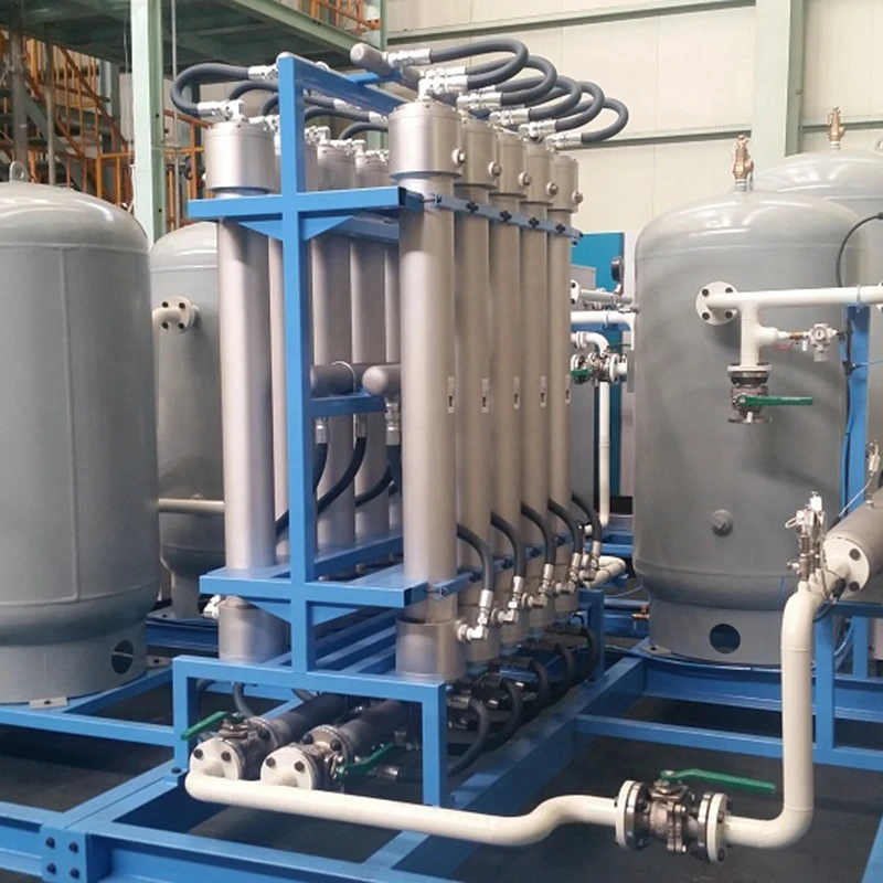 PVDF O2 N2 CH4 CO2 метан 20 бар ультрафильтрационная мембрана UF из полого волокна азотная
