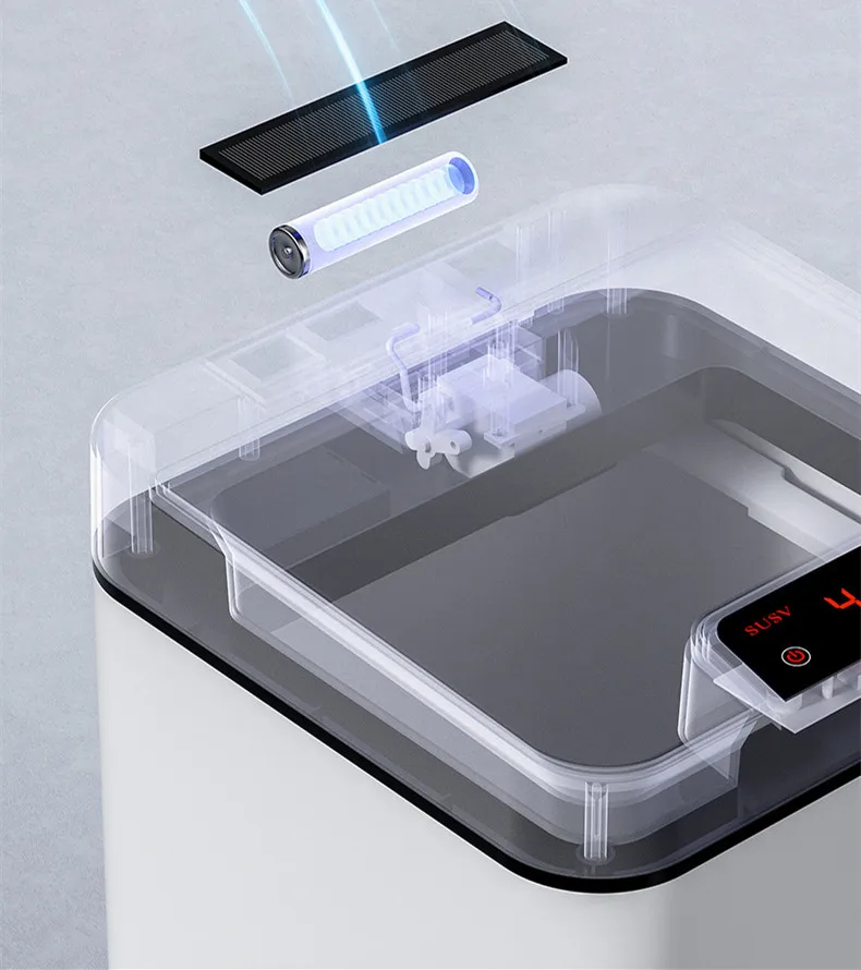 Автоматическая электронная большая мусорная корзина, оптовая продажа, Кухонный Контейнер для переработки, пластиковые корзины/Мусорная корзина