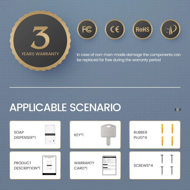 China Wholesale ABS Automatic Soap Foam Dispenser for Bathroom use