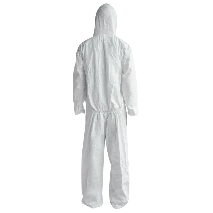 EN 14126 protective clothing virus non woven  type 5 6 disposable protective suit  protective coverall