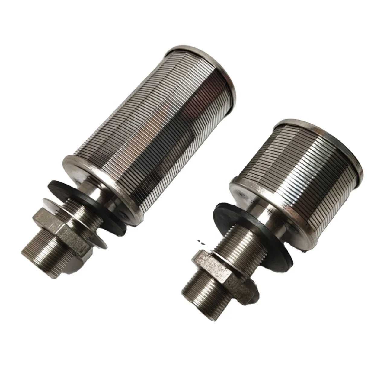 Factory 430 Stainless Steel Wedge Wire Nozzle Johnsons Filtering Screen Custom Filter Strainer Wedge Wire Mesh Screen